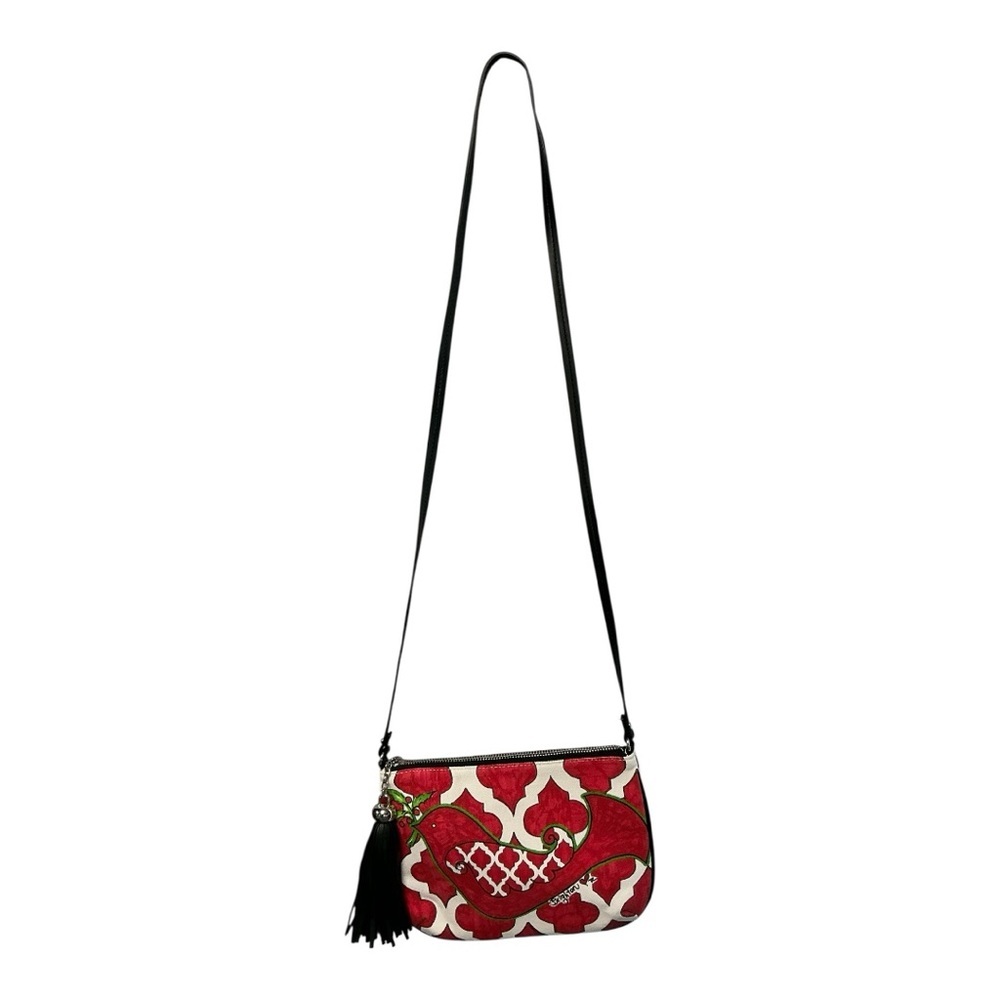 Brighton - EC - Love Dove Elegant Red and White Crossbody Bag